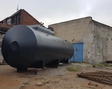 фото Резервуар стальной горизонтальный (РГСН, РГСП) 150м3