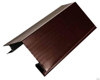 фото Угол наруж."БРЕВНО" RAL 8017 сложный 90х90х1250