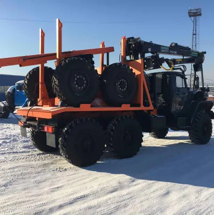 Фото №2 Лесовоз Урал 55571-70, с манипулятором Омтл-70.02    2020 г.в. Лизинг