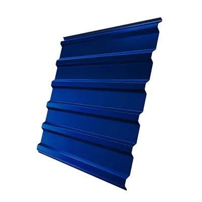 Фото №0 Профнастил МП-20 0,5 RAL 5005 сигнальный синий 2 м