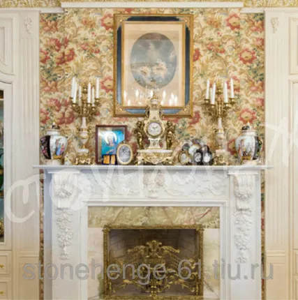 Фото №0 Каминный портал мрамор