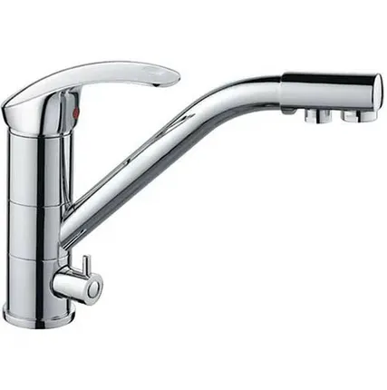 Фото №0 Смеситель для кухни HAIBA 4321 с подключением фильтра питьевой воды