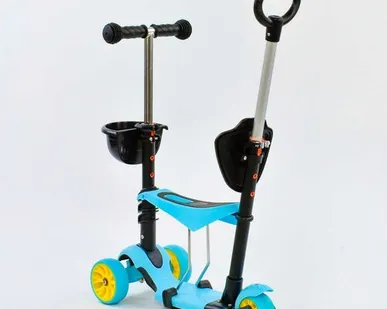 фото Самокат S 00217 беговел+ ручка