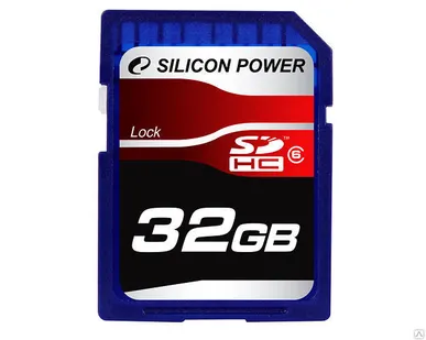 фото Карта памяти SDHC 32Gb Silicon Power Class 6