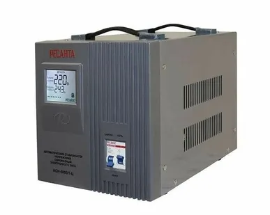 фото Стабилизатор напряжения АСН-5000/1-Ц 1ф 5кВт IP20 релейный Ресанта 63/6/6