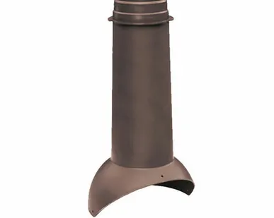 фото Krovent Выход канализации Pipe-VT 100 /125 изолированный RAL 8017 Коричневый