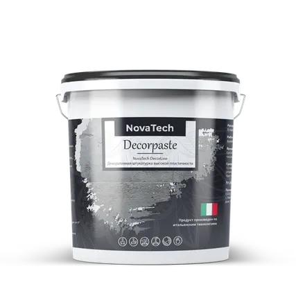 Фото №0 NovaTech Decopaste / Новатэк Декопаст Штукатурка декоративная моделирующая мультиэффектная