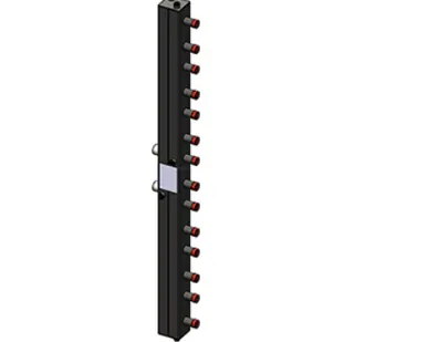 фото Гидравлический коллектор ZOTA вертикальный, 7 контуров