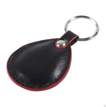 Фото №0 Брелок New Age, черный с красной окантовкой