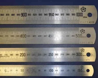 фото Линейка из нержавеющей стали односторонняя 1000 мм.