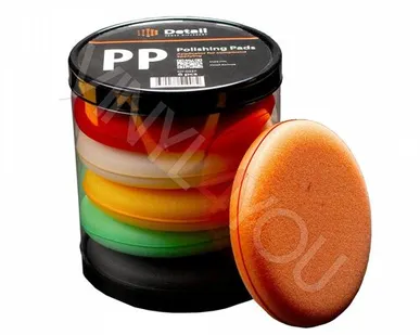 фото Комплект аппликаторов поролоновых круглых PP "Polishing Pads" 10,5*2 см (6 штук)