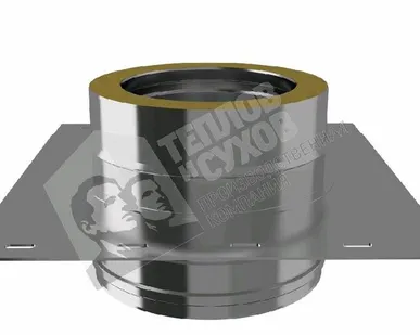 фото Площадка монтажная ПМТ-Р с хомутом AISI 304 0,8 мм / AISI 304 180/280