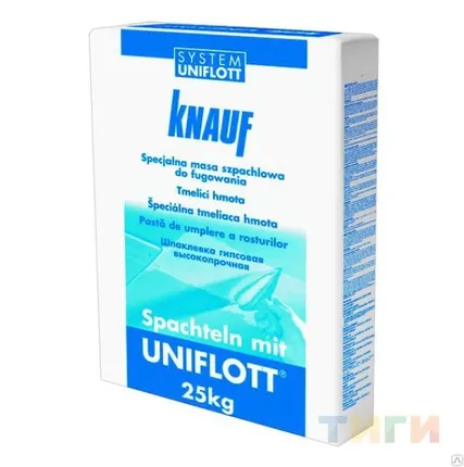 Фото №0 Шпаклевка "Унифлотт" (25кг) Knauf