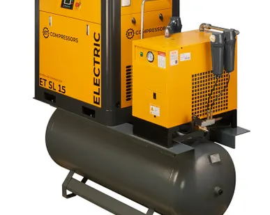 фото Винтовой компрессор на ресивере с осушителем ET-Compressors SL 15-08-500 ES (IP23)