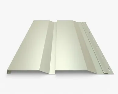 фото Сайдинг Металлический сайдинг «Корабельная доска» 0.45 мм RAL 9002, Дымка