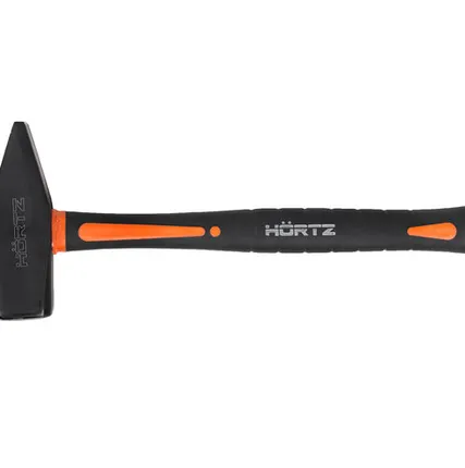 Фото №0 Молоток слесарный 2.0 (кг) кв/боек фибергл.обр/р HORTZ