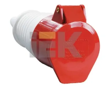 фото Розетка переносная силовая 32A, 3P+N+E, 380V, IP44 ССИ-225 PSR22-032-5 IEK (ИЭК)