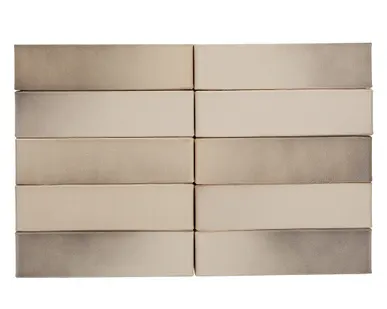 фото Кирпич RECKE облицовочный пустотелый 1NF пепельно-белый с темно-серым серебристым напылением