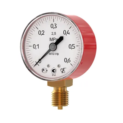 Фото №0 Манометр сварочный пропановый 0,6 МПа (с поверкой)