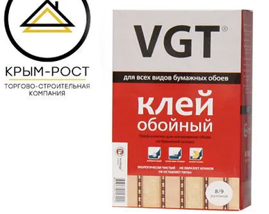 фото Клей обойный для бумажных обоев сухой 0,3кг VGT