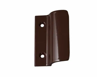 фото Ручка балконная Internika, металлическая, коричневая