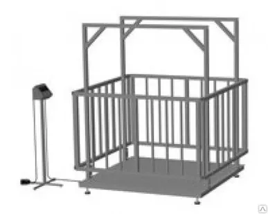 фото Платформенные весы с ограждением МВСК-5-ННС (2,0х3,0) Уралвес