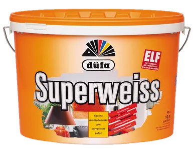 фото Dufa /Германия/ ВД краска супербелая SUPERWEISS RD4 -10л