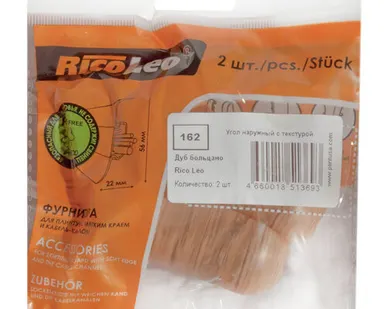 фото Угол наружный RICO LEO 162 Дуб больцано мягк.край (2шт)