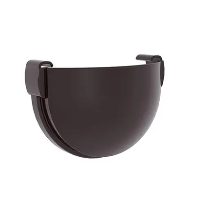 Фото №0 Заглушка желоба Дизайн 135 ПВХ Grand Line коричневый (RR32)