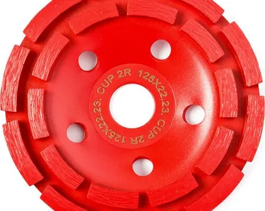 фото Чашка алмазная шлифовальная REDVERG 125 мм 2-х рядная (900381)