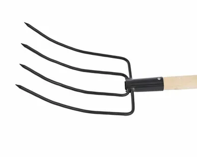 фото Вилы четырехрогие сенные, 210 х 310 мм, с черенком СИБРТЕХ 63807