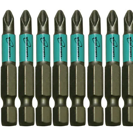 Фото №0 Набор бит магнитных WIRLPOWER PH2x50 мм (10шт) оригинал. оптом