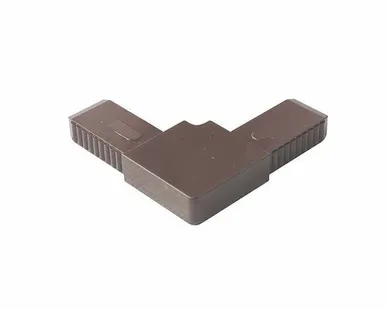 фото Уголок ABS полый для профиля МС "База", коричневый