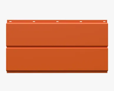 фото Сайдинг Потолочно-фасадная панель «Софит» Premium, 0.5 мм RAL 2004, Оранжевый