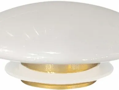 фото Декоративная накладка для выпуска Abber BEQUEM белый AC0014