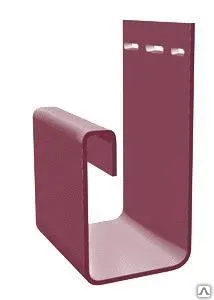 фото J-профиль Docke для винилового сайдинга Гранат,