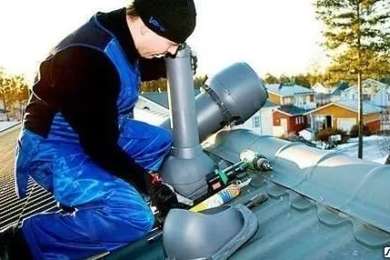 Фото №0 Установка вентиляционных выходов