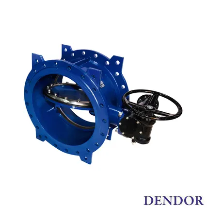 Фото №0 Затвор фланцевый чугунный Dendor с 2 эксцентриситетами 023F