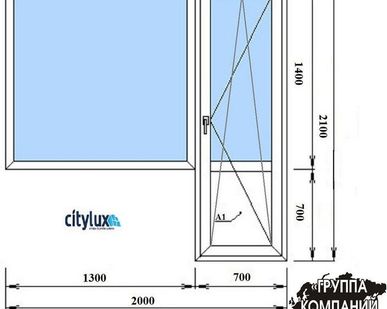 фото Оконные системы CityLux 70мм с Турецкой фурнитурой GEVISS