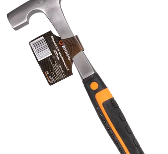 фото Молоток каменщика Вихрь 600гр., цельнометаллический, двухкомпонентная рукоятка