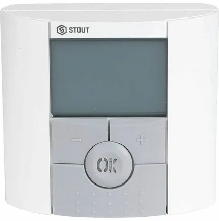 Фото №0 Электронный комнатный термостат STOUT BTD, с ЖК-дисплеем