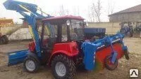 фото Машина уборочно-погрузочная "Беларус-320-Ч.4 МУП" (погрузчик+ковш+щетка)