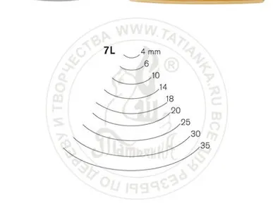 фото № 7L/14 Полукруглые прямые стамески Pfeil, для резьбы по дереву