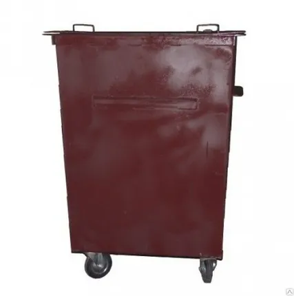 Фото №0 Контейнер ТБО V-0.75 м. куб. (с крышкой, с колесами)