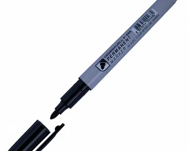 фото Маркер перманентный Crown "Multi Marker Slim" черный,пулевидный,2мм