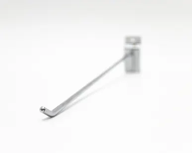 фото Крючок металлический на экономпанель 300мм, d.5мм, с наконечником, хром, F294/5с