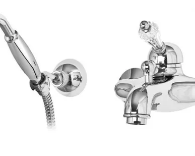 фото Смеситель для ванны хром, ручка Swarovski Cezares Vintage VINTAGE-VDM-01-Sw