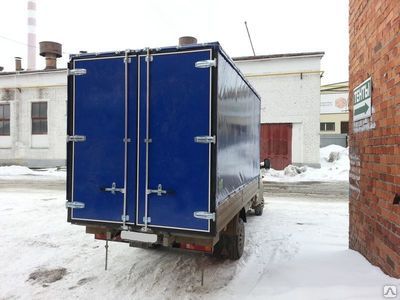 Фото №0 Ворота на Газель в цвет тента