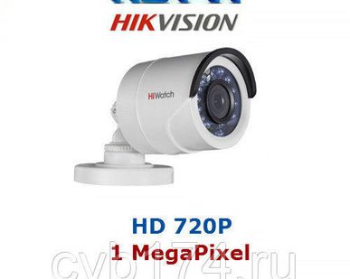 фото Уличная HD-TVI видеокамера Hikvision HiWatch DS-T100 Hikvision