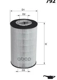 фото Фильтр Масляный Вставка Mecafilter арт. ELH4439